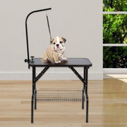 Large Adjustable Pet Grooming Table With Arm - Image 4