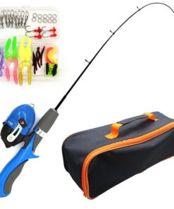 Kids Heavy Duty Telescopic Fishing Pole Kit