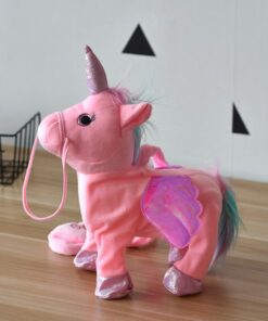Kids' Realistic Walking Robot Unicorn Plush Toy