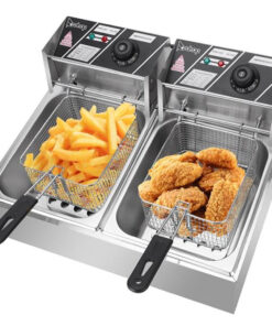 Premium Electric Double Deep Oil Fryer With Basket