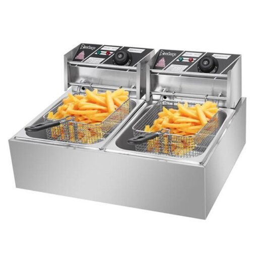 Premium Electric Double Deep Oil Fryer With Basket - Image 7