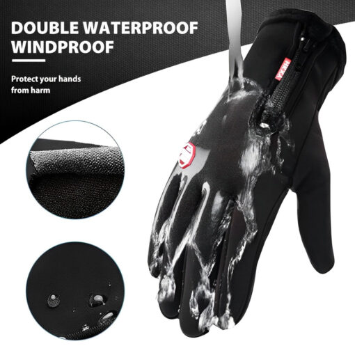Heated Gloves Electric Warming Cycling Bike Ski Gloves for Men and Women - Image 8