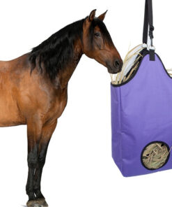 Large Slow Feeder Horse Hay Bag 23in