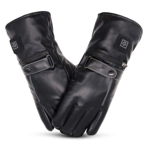 Electric Rechargeable Battery Heated Unisex Warming Gloves - Image 2