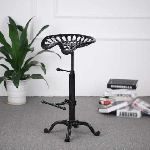 Adjustable Ergonomic Rolling Saddle Chair Bar Counter Stool - Image 3