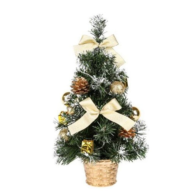 Small Prelit Artificial Tabletop Christmas Tree With Lights - Image 4