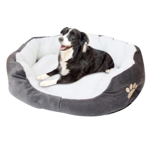 Small Comfy Washable Round Dog Bed - Image 4