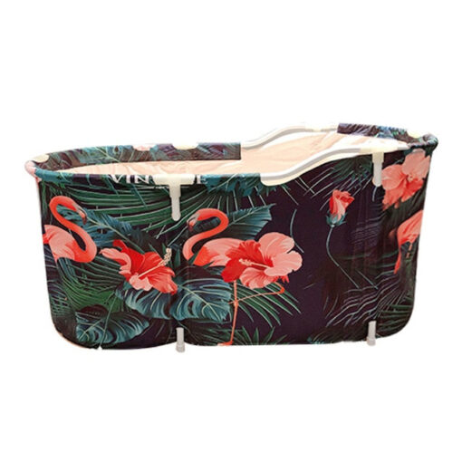 Spacious Portable Folding Adult Soaking Shower Bathtub - Image 2