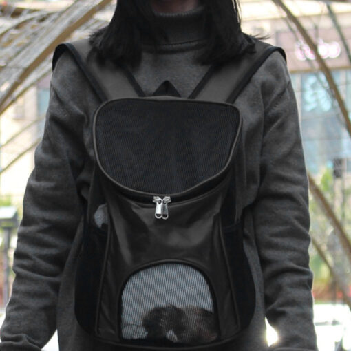 Large Spacious Clear Cat Carrier Travel Backpack With Window - Image 5