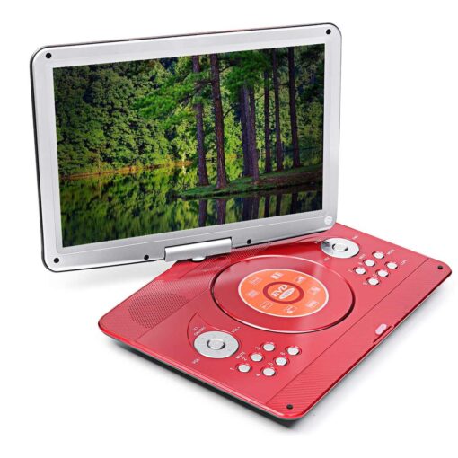 Portable Rotating DVD Player With Screen 14" - Image 2