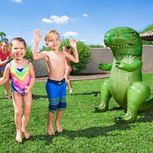 Kids Inflatable Dinosaur Water Sprinkler Toy - Image 3