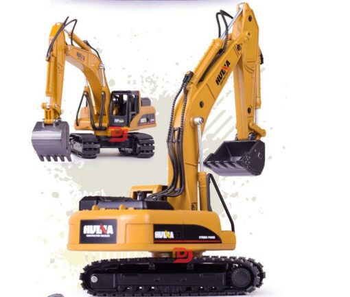 Kids RC Excavator Bulldozer Toy - Image 4