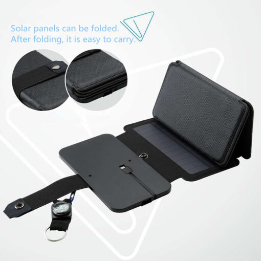 Portable Solar Powered Charger Panel Foldable - Image 3