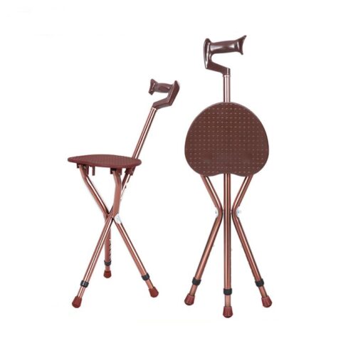 Portable Walking Cane Seat Heavy Duty & Foldable - Image 2