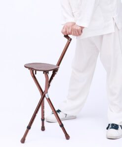 Portable Walking Cane Seat Heavy Duty & Foldable