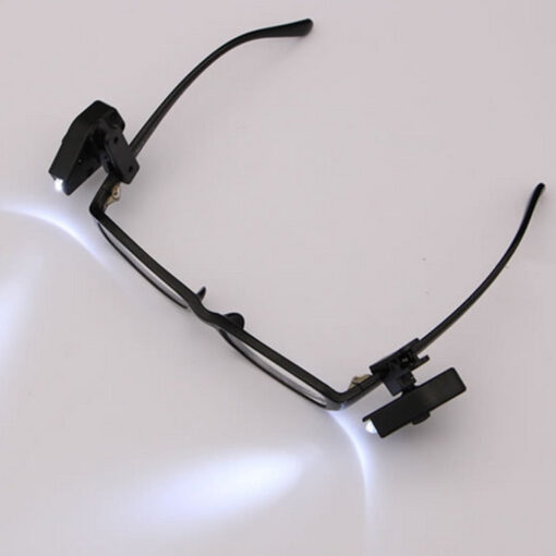 Clip On Book Reading Lights For Glasses - Image 2