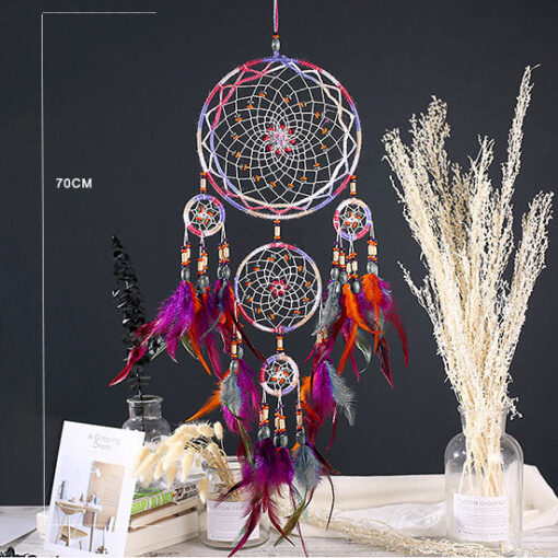 Large Crochet Native American Dream Catcher - Image 4
