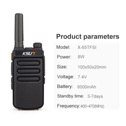 Long Range Waterproof Walkie Talkie Radio 400-470MHz - Image 7