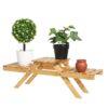 Large Indoor Wooden Multi Tier Plant Holder Shelf Stand