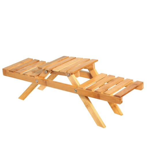 Large Indoor Wooden Multi Tier Plant Holder Shelf Stand - Image 5