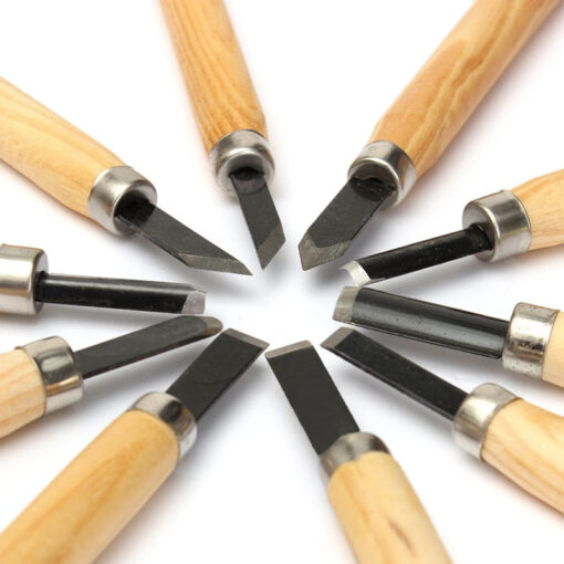 Wood Carving Chisel Knife Set 10 Pcs - Image 2
