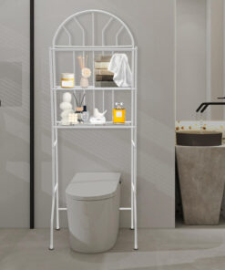 Large Over The Toilet Bathroom Space Saver Storage Shelf