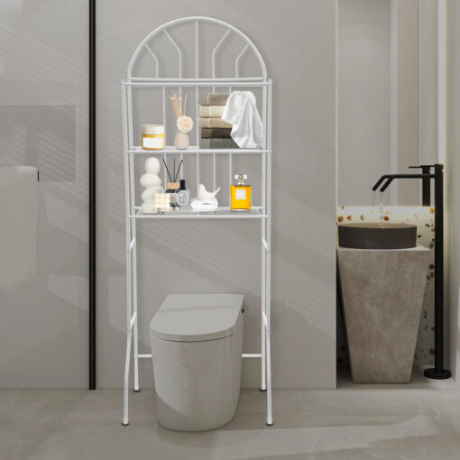 Large Over The Toilet Bathroom Space Saver Storage Shelf