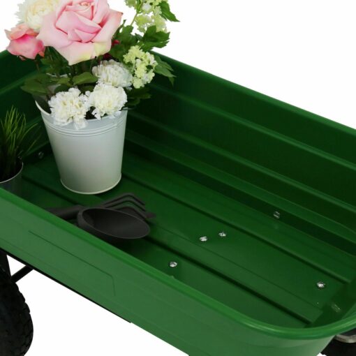 Heavy Duty Garden Utility Wagon Cart 220 Lb - Image 6