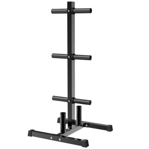 Heavy Duty Weighted Bumper Plate Storage Tree Rack 2" - Image 2