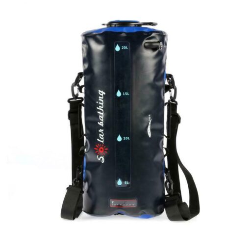 Large Outdoor Camping Solar Shower Bag With Pump - Image 8