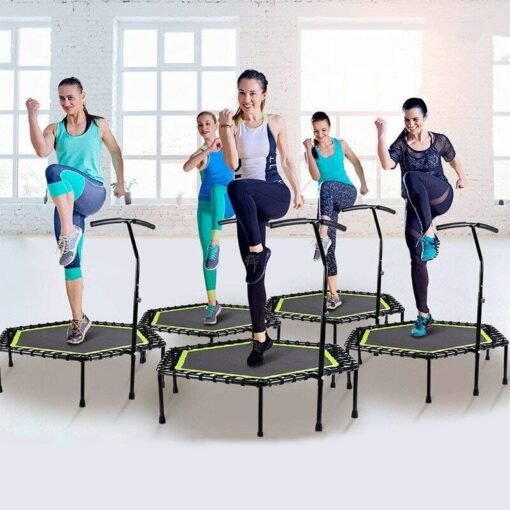 Premium Foldable Exercise Rebounder Workout Trampoline - Image 3