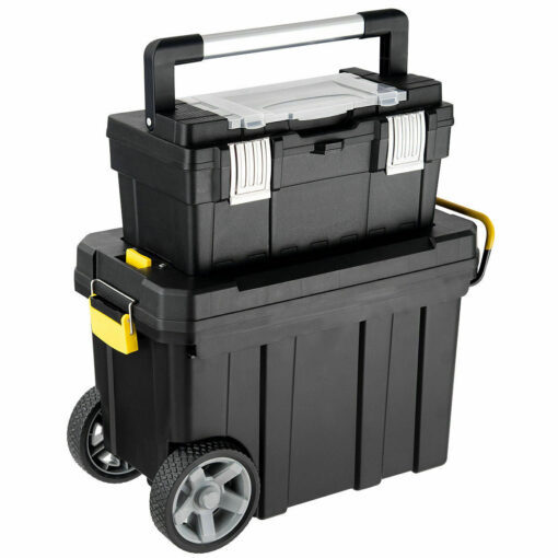 Portable Rolling Tool Chest Box With Wheels - Image 2