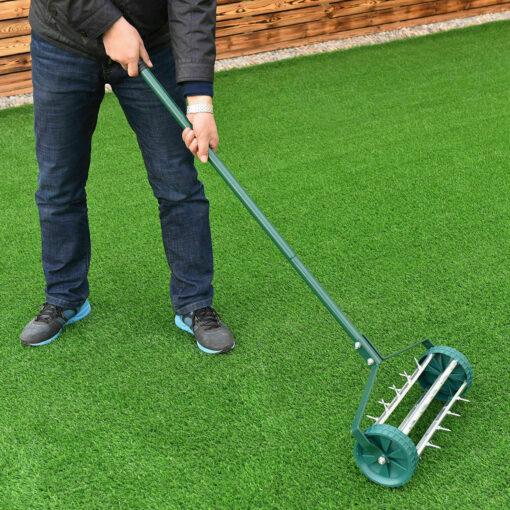 Heavy Duty Manual Rolling Yard Spike Soil Aerator