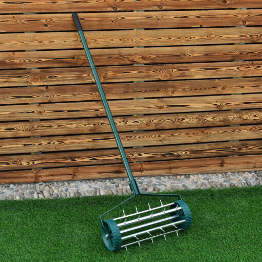 Heavy Duty Manual Rolling Yard Spike Soil Aerator - Image 4