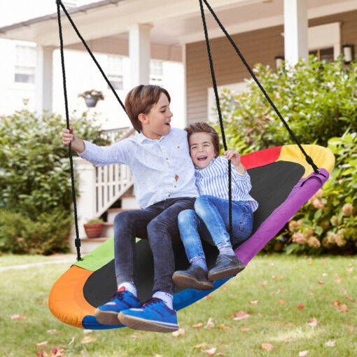 Adjustable Giant Flying Oval Saucer Tree Swing 60" - Image 4