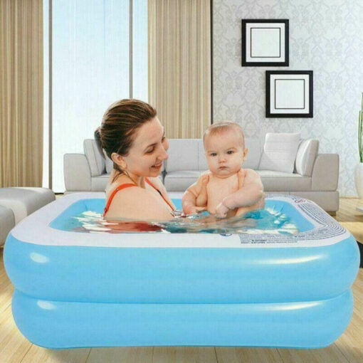 Large Kids Inflatable Blow Up Outdoor Swimming Pool - Image 3
