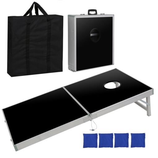 Portable Folding Cornhole Bean Bag Toss Board Game Set - Image 3