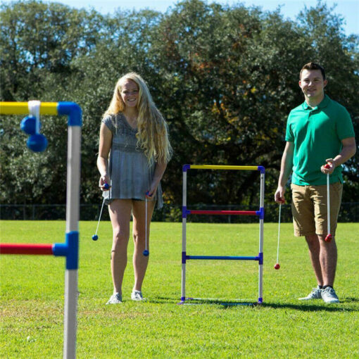 Indoor / Outdoor Ladder Toss Golf Ball Game Set - Image 3