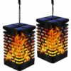 Outdoor Hanging Solar Powered LED Lanterns 6"