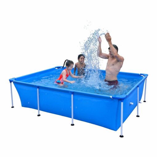 Large Outdoor Above Ground Rectangle Hard Sided Swimming Pool - Image 2