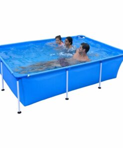 Large Outdoor Above Ground Rectangle Hard Sided Swimming Pool
