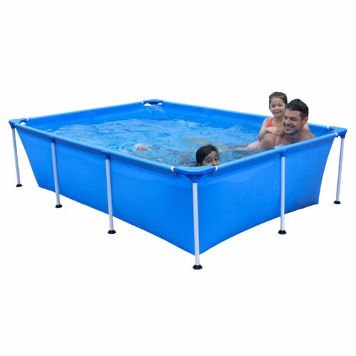 Large Outdoor Above Ground Rectangle Hard Sided Swimming Pool - Image 4
