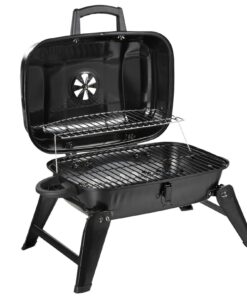 Portable Compact Outdoor Tabletop Backyard Charcoal BBQ Grill