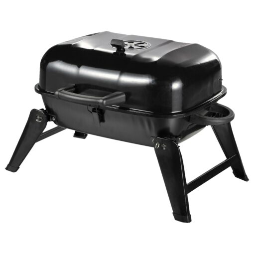 Portable Compact Outdoor Tabletop Backyard Charcoal BBQ Grill - Image 2