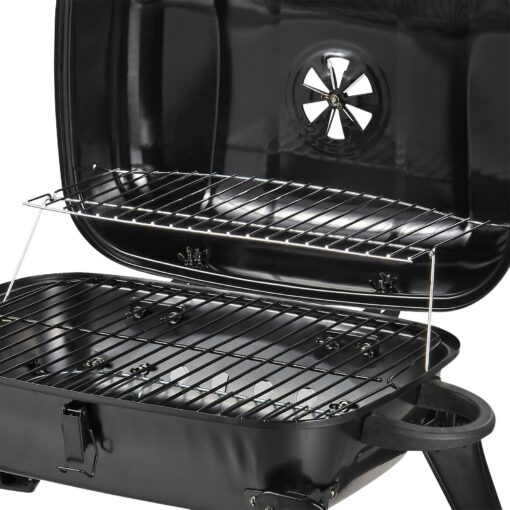 Portable Compact Outdoor Tabletop Backyard Charcoal BBQ Grill - Image 4