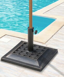 Outdoor Heavy Duty Weighted Patio Umbrella Base Stand 18"