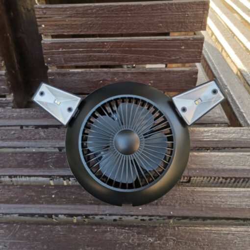 Portable Outdoor Solar Powered Camping LED Fan - Image 5