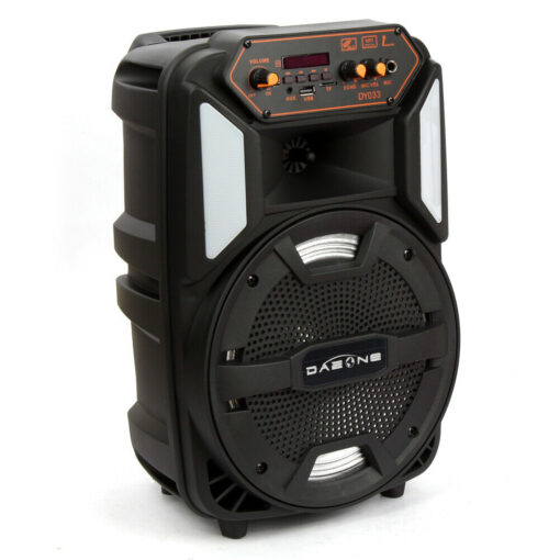 Large Portable DJ Bluetooth Party Box Speaker 8" - Image 3
