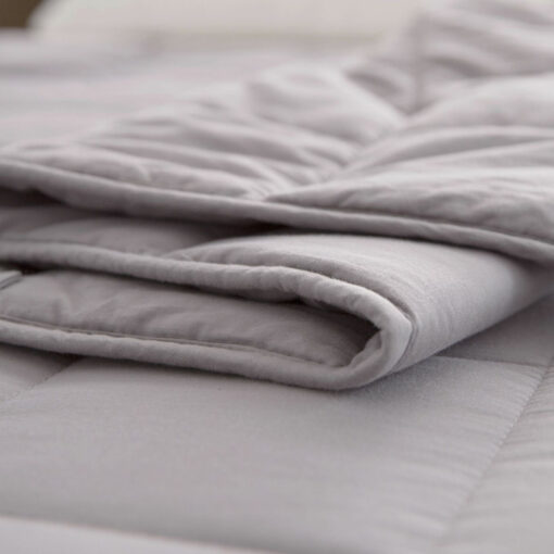 Large Soft Summer Cooling Weighted Bed Blanket Queen - Image 3
