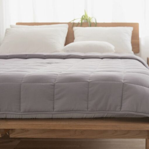 Large Soft Summer Cooling Weighted Bed Blanket Queen - Image 5